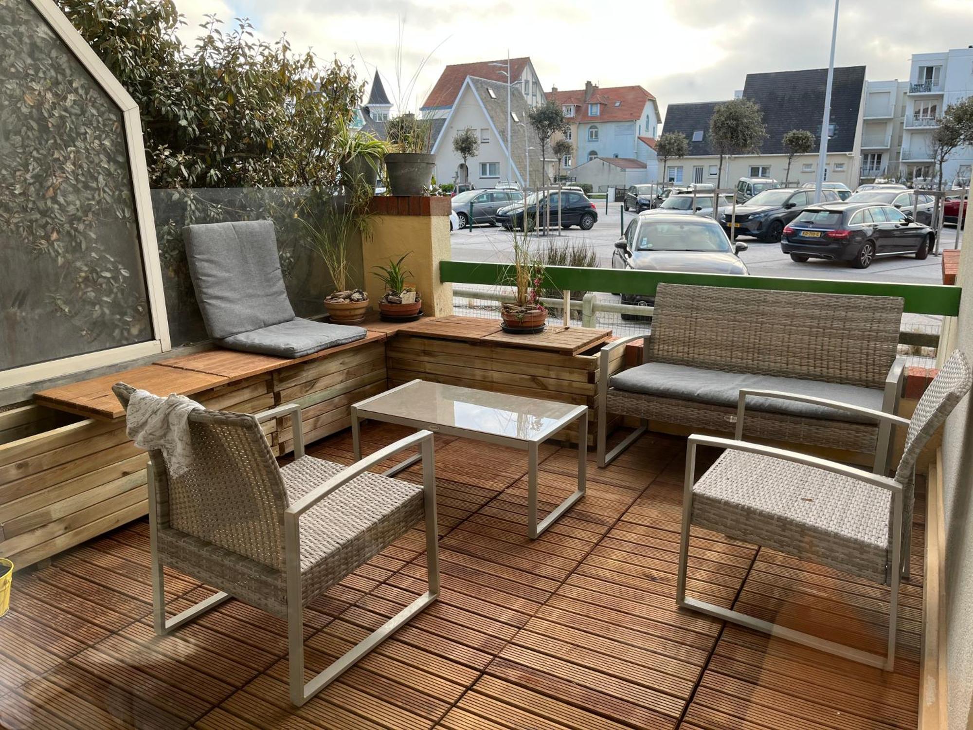 Agreable Appartement Et Terrasse A 2 Pas De La Mer Вимере Экстерьер фото