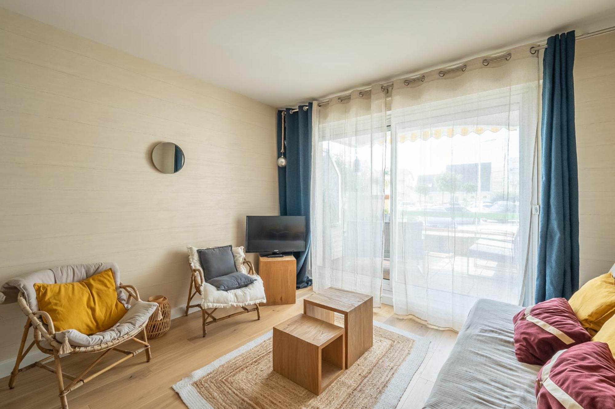 Agreable Appartement Et Terrasse A 2 Pas De La Mer Вимере Экстерьер фото