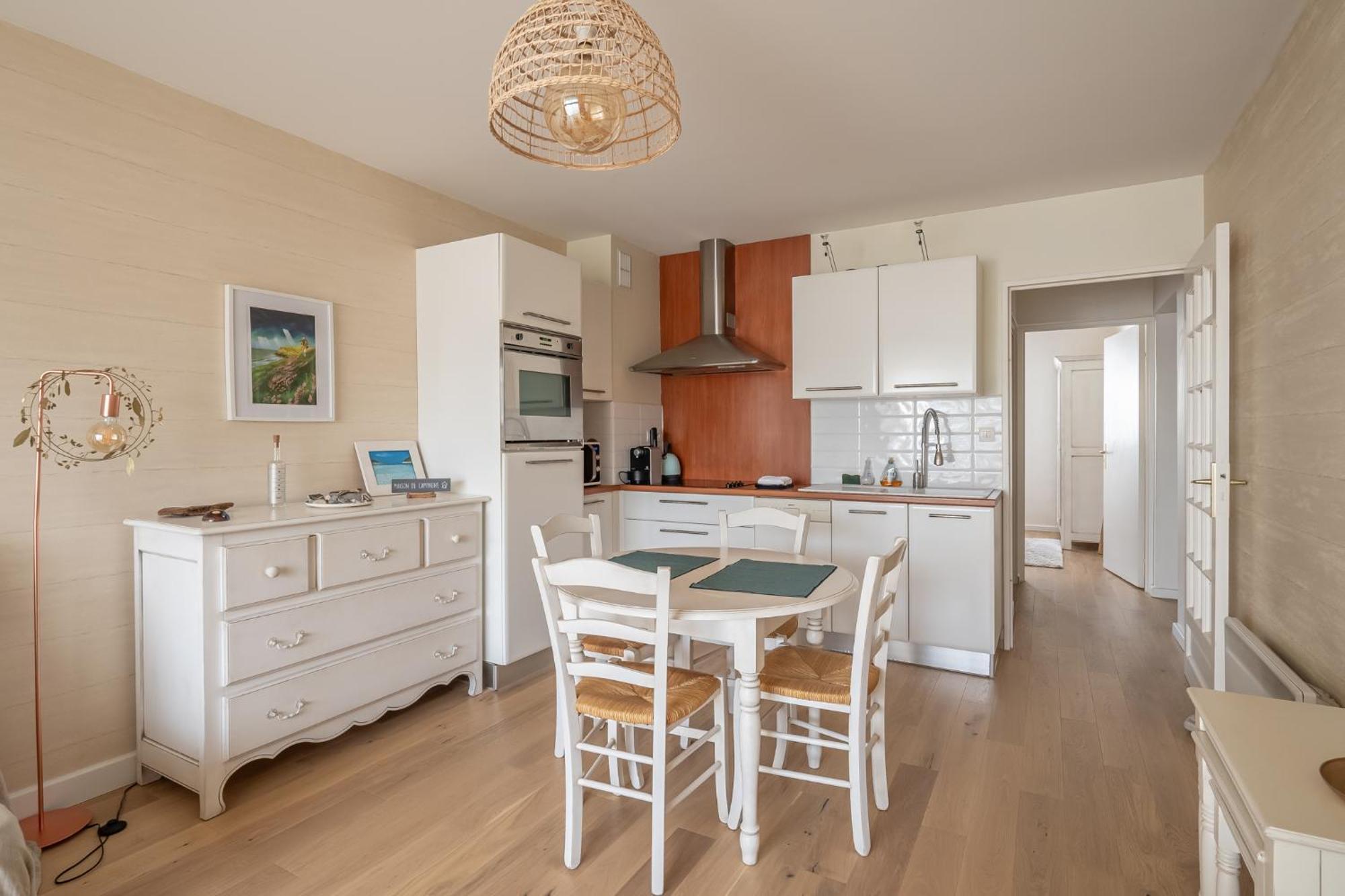 Agreable Appartement Et Terrasse A 2 Pas De La Mer Вимере Экстерьер фото